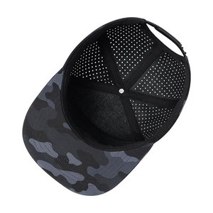 Gorra Snapback con Diseño de Camuflaje de Última Moda, 6 Paneles, Visera Plana, Estilo Urbano, Transpirable, Unisex, para Verano - Product Image 4