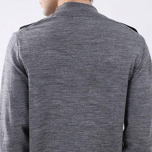 Men Oversized <b>Mock</b> <b>Neck</b> Long Sleeve 100% Cotton Breathable Soft Fabric Casual Streetwear <b>Top</b> - Product Image 5