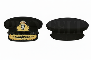 Custom Outdoor Apparel Manufacturer High Quality Hand Made Badge Embroidery Peak <b>Caps</b> Unisex General Uniform Wool Visor <b>Hats</b> - Product Image 2