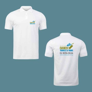 Camisetas de Manga Corta de Poliéster/Algodón Impresas Personalizadas al por Mayor (220 Gramos) para Campañas Promocionales y Eventos - Product Image 3