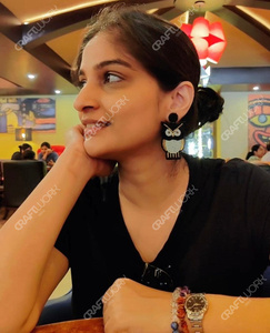 Pendientes de Búho Hechos a Mano con Cuentas para Mujer, Pendientes Colgantes de Animales en Blanco y Negro, Joyería Bonita para Fiestas, Regalo - Product Image 4