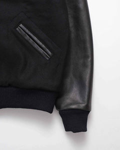 Blouson universitaire personnalisé 2025 style High Street avec broderie chenille, col montant en toile, design à patchs, idéal pour l'hiver et un look décontracté - Product Image 3