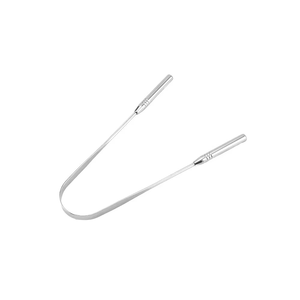 Raspador de Lengua de Acero Inoxidable y Plástico, Reutilizable, en Forma de U, Portátil, para un Aliento Fresco Todo el Día, Ecológico y Duradero - Product Image 2