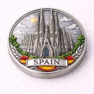 Cadeaux touristiques personnalisés, impression UV, émail, pièces commémoratives d'art de musée - Product Image 5