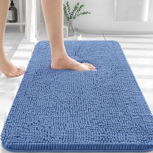 Tappetini da Bagno in Ciniglia Extra Morbidi 30x20, Asciugatura Rapida, Lavabili in Lavatrice con Base in Gomma per il Bagno - Product Image 1