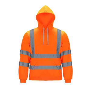 Sudaderas con Capucha Reflectantes de Seguridad Resistentes al Viento OEM, Chaquetas Reflectantes, Sudaderas con Capucha Reflectantes para Trabajo en Carretera para Hombre - Product Image 1