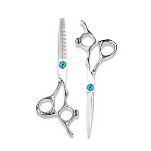 Ciseaux de barbier professionnels en acier inoxydable de haute qualité, durables, ciseaux à cheveux droits tranchants, ciseaux de salon - Product Image 1