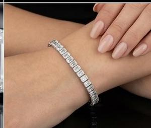 Wholesale Supply Diamond <b>Bracelet</b> <b>for</b> <b>Women</b> Luxury Tennis <b>Bracelet</b> Sparkling Fine Jewelry <b>for</b> Wedding Engagement Bulk Supplier - Product Image 4