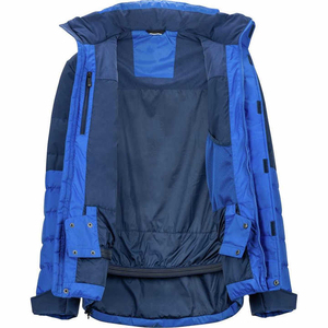 Blouson matelassé coupe-vent à capuche pour homme - Léger, écologique, résistant à l'eau, tricoté, fermeture éclair unie, style streetwear - Product Image 2