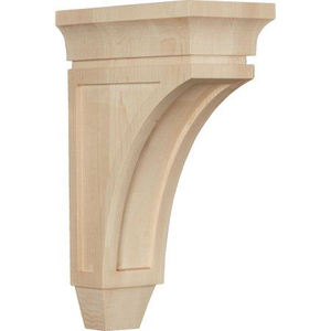 High-End Wooden Corbels Solid Wood Decorative Brackets for Cabinets Furniture Contemporary Luxury Interior Accents Wooden Corbel - Product Image 1