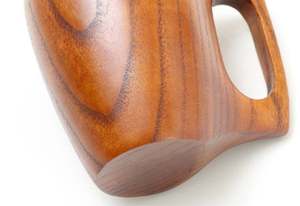 Tasse en bois artisanale, tasse à whisky japonaise, bois naturel, tasse en bois poli - Product Image 5