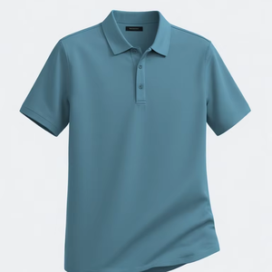 Camiseta Polo de Manga Corta Personalizada de Fábrica para Hombre, Logotipo Bordado Personalizado, Ropa de Moda, Buen Precio de Exportación - Product Image 1