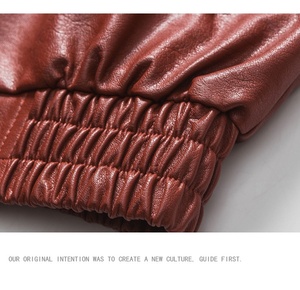 New Men's Casual <b>Leather</b> <b>Jacket</b> for Casual Wear. Men's Youth Style Stand-up Collar <b>Leather</b> <b>Jacket</b> for Motorcycle Wear - Product Image 3