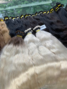 Extensiones de cabello virgen vietnamita a granel de alta calidad con Envío Mundial para color Natural ondulado resistente a cobertizo suave brillante Super - Product Image 4