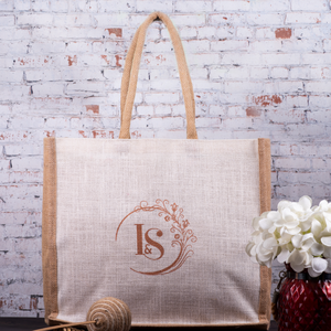 Eco Friendly Personalized Jute <b>Bags</b> for <b>Wedding</b> <b>Gifts</b> Party Favors and Custom Logo Printing - Product Image 6