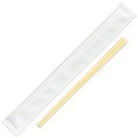 Kyushu Paper Co. Ltd. 4,000 Pairs White Plain <b>Disposable</b> <b>Chopsticks</b> 21cm Afforestation Genroku Individually Wrapped No Toothp - Product Image 1