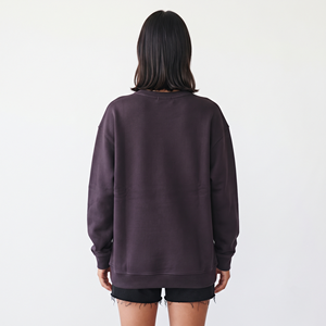 Sudadera Oversize de Felpa para Mujer al por Mayor, con Hombros Caídos, Bordada, de Manga Larga, para Uso Diario - Product Image 6