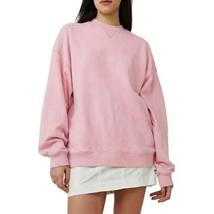 Sudadera Oversize de Cuello Alto para Mujer, Estilo de Vida Contemporáneo, Manga Larga, Ajuste Cómodo, Proveedor de Fábrica de Marca Privada - Product Image 1