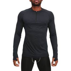 Chemise de Compression hommes à manches longues blanc Top qualité Fitness peau séchage rapide respirant décontracté manches longues chemises de Compression - Product Image 3