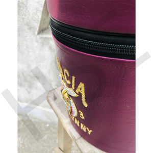 Estuche para Fez Masónico Bordado Personalizado, Meca, Siria, N.° [Número] 27 Brooklyn NY Shriner Bolsa de cuero con estuche - Product Image 4