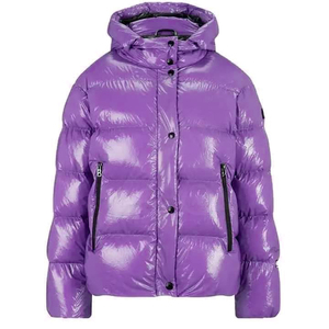 Veste matelassée en tissu PU écologique pour homme, couleur beige, garnissage en coton, bordure en fourrure, coupe-vent, vêtement décontracté d'hiver, coupe régulière, fermeture éclair - Product Image 5