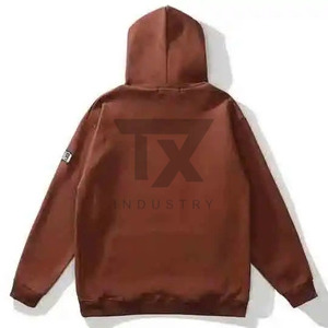 Sweats à capuche personnalisés avec impression en relief pour hommes et femmes, en coton mélangé doux, imprimés, vente en gros à prix avantageux - Product Image 2