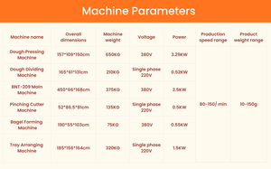 BNT-209 Macchina Industriale per Bagel alla Cannella Linea di Produzione Automatica per Formatura Bagel - Product Image 6