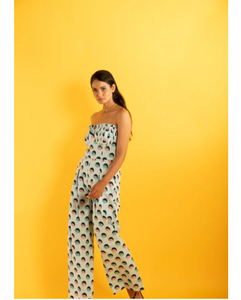 จั๊มสูทกันน้ำขายดีสำหรับผู้หญิง ชุดวันพีซขาบานสไตล์ลำลองเก๋ไก๋สำหรับวันหยุดพักผ่อนริมชายหาดฤดูร้อน เสื้อผ้าสตรีสไตล์สตรีท - Product Image 3