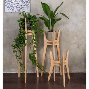 Soporte de Madera de Pino de Varios Niveles para Plantas - Estante para Plantas de Interior Hecho a Mano al por Mayor - Product Image 3