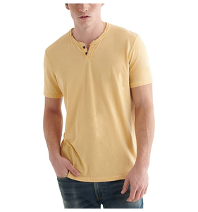 T-shirt personnalisé pour homme en coton 100% lourd, écologique, respirant, coupe ample, imprimé sérigraphié sur tissu peigné - Product Image 6