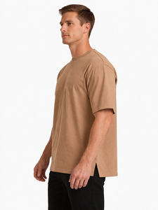 Camiseta Oversize Holgada de Algodón Pesado de 210 g/m² con Hombros Caídos, Estilo Urbano, Personalizable, de Punto Grueso - Product Image 5