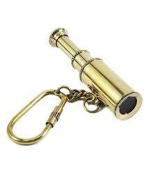 Vintage Brass Telescope <b>Key</b> <b>Chain</b> Mini Nautical Spyglass Keyring Antique Maritime Collectible Gift Accessory - Product Image 4