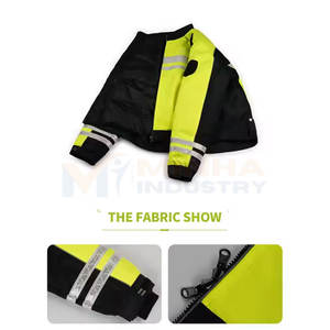 Veste de sécurité à manches longues de nouvelle conception, nylon polyester, prix de gros, veste de sécurité haute visibilité - Product Image 6