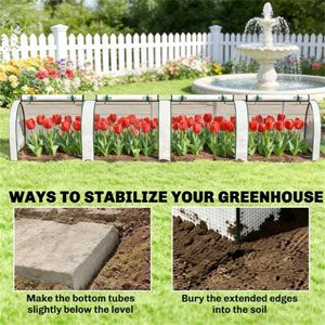 Invernadero Portátil Blanco para Jardín - Product Image 3