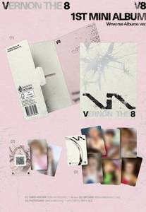 SEVENTEEN V8 มินิอัลบั้มชุดที่ 1 [V8] (เวอร์ชั่น Weverse Albums) พวงกุญแจ ซีดีเพลงเคป๊อป กระดาษ พลาสติก ภาษาเกาหลี ทุกวัย - Product Image 4