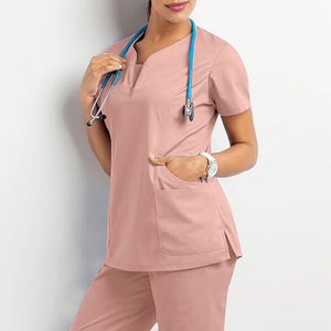 Uniformes Médicos de Manga Corta para Hospital, Conjuntos de Uniformes Médicos Unisex a la Moda, Uniformes Médicos al por Mayor de Lona - Product Image 3