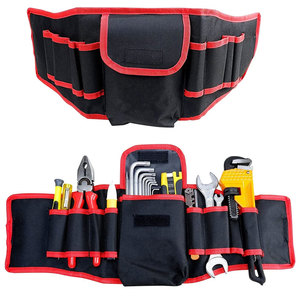 Polyester Electrician Waist <b>Tool</b> Pouch Waist <b>Belt</b> Suspenders Buckled <b>Tool</b> Bag Framers <b>Carpenter</b> Electrician - Product Image 3