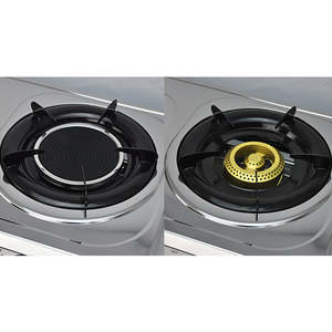 Gas <b>Stove</b> with Cast Iron and Infrared Burner Portable Single Burner Stainless Steel Surface LPG Gas for Cooking - Product Image 1