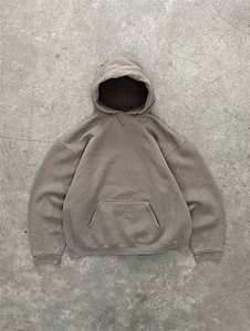 Sweat à capuche vintage délavé de haute qualité conçu sur mesure pour les hommes Sweats à capuche unis à épaules tombantes pour l'hiver - Product Image 4