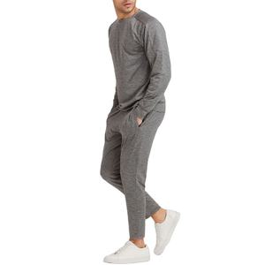 Conjunto Deportivo Personalizado para Hombre con Cuello Redondo, Color Gris, Felpa de Algodón, Invierno, Liso, 300gsm, Disponible a Precio Más Económico - Product Image 4