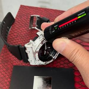 Reloj de buceo automático deportivo de lujo al por mayor con diamantes VVS de color D, moissanita, alarma, estilo hip hop, diseño mecánico de latón - Product Image 6