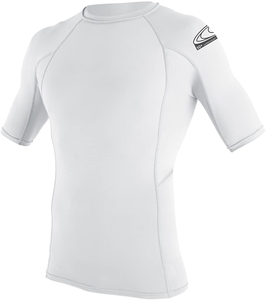 Vente en gros OEM de Rash Guards de compression unis pour hommes, basiques, à manches courtes, UPF 50+ - Product Image 4