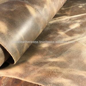 Cuero Genuino de Vaca ISONZ Orgánico PK 0.7 mm 10-18 Sqft, Cuero Natural Curtido Vegetal con Grano Visible para Decoración del Hogar, Bolsos y Manualidades - Product Image 3