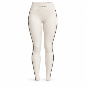 Leggings de yoga para mujer al por mayor, de cintura media elástica, ajustados, acampanados, de pierna ancha, de Spandex/Nylon, ecológicos, transpirables y que absorben el sudor. - Product Image 2