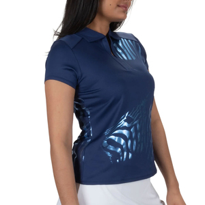 Polo de golf décontracté à manches courtes pour la gym, le fitness et la course à pied, sublimation, pour filles et femmes, en vente - Product Image 4