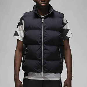 Hooded Puffer Vest <b>Men</b> Warm Soft Lined Sleeveless Jacket Cold Weather Padded Bodywarmer - Product Image 1