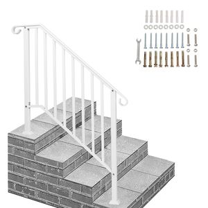 D0102XU5AHA D0102HGNLBY Ringhiere in Ferro per Esterni per Scale a 3 Gradini, Facile Installazione, Stile Transizionale - Product Image 5