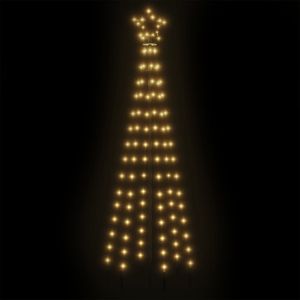 Albero del cono di natale con 108 LEDs bianco caldo 2x6 ft per decorazioni Festive - Product Image 4