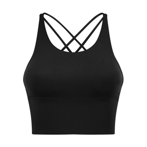 High Quality Lightweight Cross Backless Front Designer Custom Fitness Gym Workout Strap Sports Yoga Bra for Women Fitness Bra - Product Image 6