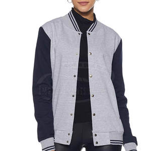 Veste Letterman grande taille pour femmes Veste Letterman en gros Veste Letterman durable pour femmes - Product Image 4